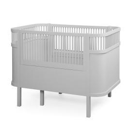 The NEW Sebra Baby & Junior bed - stone grey