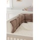 Baby bumper half length, Kapok - jetty beige